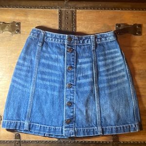 Abercrombie and Fitch denim mini skirt